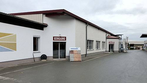 Remde Baufachhandel Standort in Eisenberg.