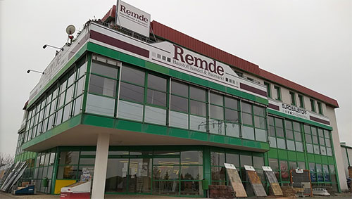Remde Baustoffhandel und Baufachmarkt Standort in Naumburg Ortsteil Schönburg